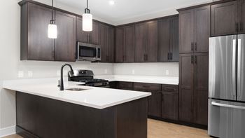 Solid Wood Shaker Style Cabinets in Kitchen and Bathrooms